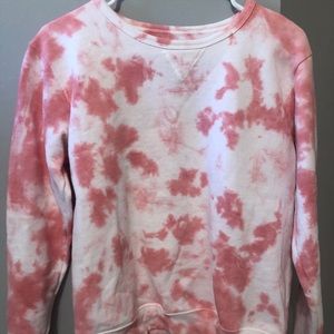 Tie dye crew neck